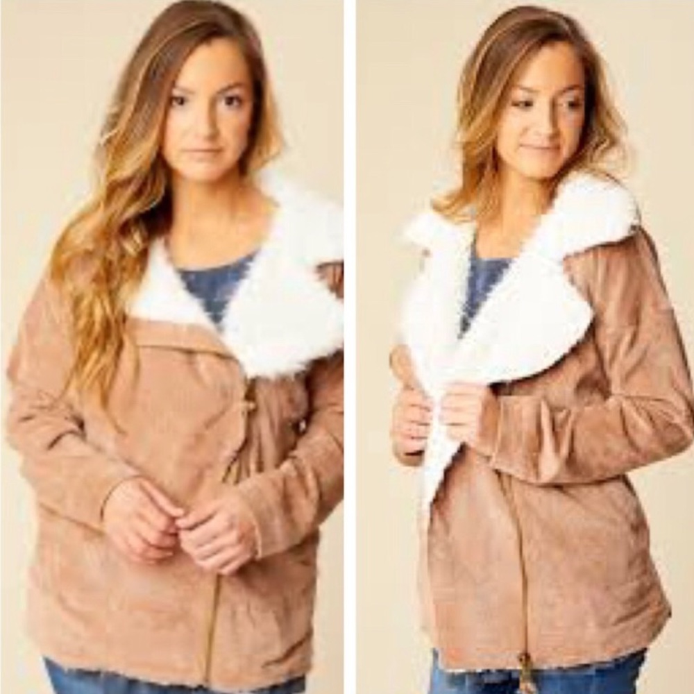 Altar’d State Faux Shearling Corduroy Jacket